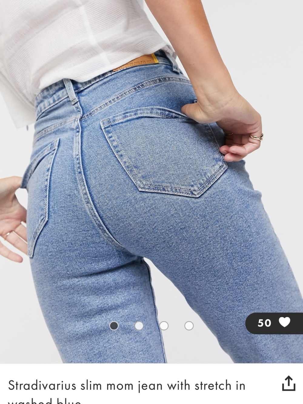 Stradivarius slim mom jeans